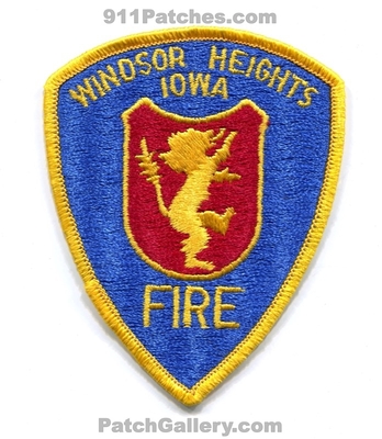Windsor Heights Fire Department Patch (Iowa)
Scan By: PatchGallery.com
Keywords: dept.