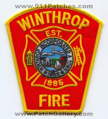Winthrop Fire Department Patch (Massachusetts)
Scan By: PatchGallery.com
Keywords: dept. est. 1885