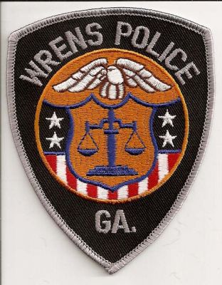 Wrens Police
Thanks to EmblemAndPatchSales.com for this scan.
Keywords: georgia