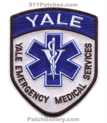 Yale University Emergency Medical Services EMS Patch (Connecticut)
Scan By: PatchGallery.com
Keywords: ambulance
