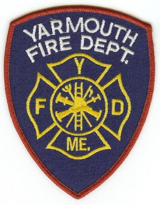 Yarmouth Fire Dept
Thanks to PaulsFirePatches.com for this scan.
Keywords: maine department