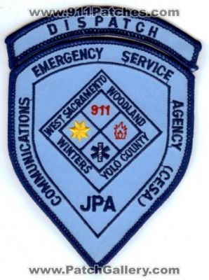 Communications Emergency Service Agency Dispatch (California)
Thanks to Paul Howard for this scan.
Keywords: fire ems police sheriff 911 cesa jpa yolo county winters west sacramento woodland