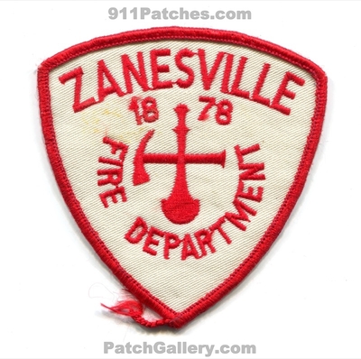 Zanesville Fire Department Patch (Ohio)
Scan By: PatchGallery.com
Keywords: dept. 1878