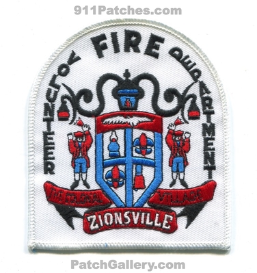 Zionsville Volunteer Fire Department Patch (Indiana)
Scan By: PatchGallery.com
