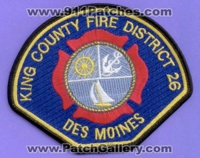 King County Fire District 26 Des Moines (Washington)
Thanks to Paul Howard for this scan.
