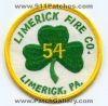 Limerick-Fire-Company-54-Department-Dept-Patch-Pennsylvania-Patches-PAFr.jpg