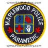 Maplewood-Police-Department-Dept-Paramedic-Patch-New-Jersey-Patches-NJPr.jpg