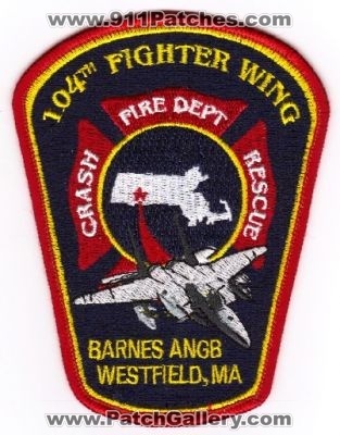 Barnes ANGB 104th Fighter Wing Fire Dept Crash Rescue (Massachusetts)
Thanks to MJBARNES13 for this scan.
Keywords: air national guard base usaf cfr arff aircraft westfield