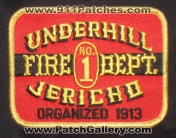 Underhill Jericho Fire Dept No 1 (Vermont)
Thanks to derek141 for this picture.
Keywords: department number volunteer