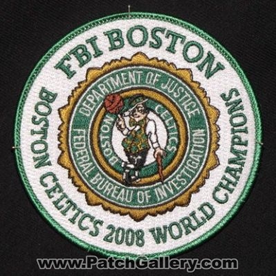 Massachusetts - Federal Burea of Investigation FBI Boston Field Office
Thanks to derek141 for this picture.
Keywords: celtics 2008 world champions