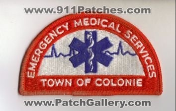 Colonie Emergency Medical Services (New York)
Thanks to diveresq5 for this scan.
Keywords: ems town of