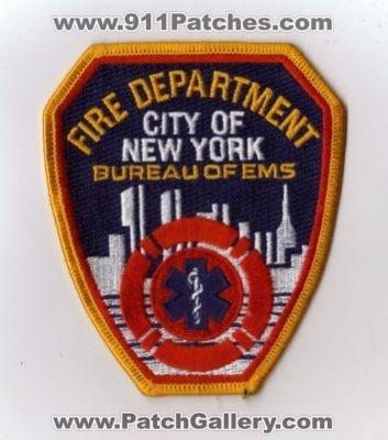 FDNY Fire Department Bureau of EMS (New York)
Thanks to diveresq5 for this scan.
Keywords: city of