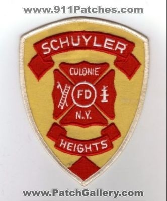 Schuyler Heights FD (New York)
Thanks to diveresq5 for this scan.
Keywords: fire department colonie