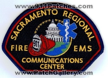 Sacramento Regional Fire EMS Communications Center (California)
Thanks to PaulsFirePatches.com for this scan.
