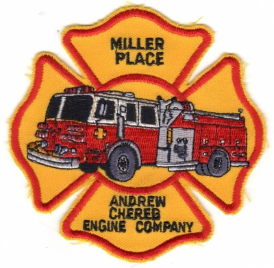 Miller Place Fire Andrew Chereb Engine Company Patch (New York)
Thanks to Paul Howard
