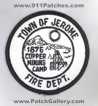 Jerome Fire Department (Arizona)
Thanks to firevette for this scan.
Keywords: town of dept