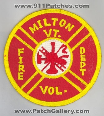Milton Volunteer Fire Department (Vermont)
Thanks to firevette for this scan.
Keywords: dept