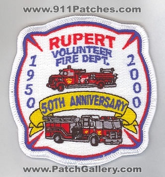Rupert Volunteer Fire Department 50th Anniversary (Vermont)
Thanks to firevette for this scan.
Keywords: dept