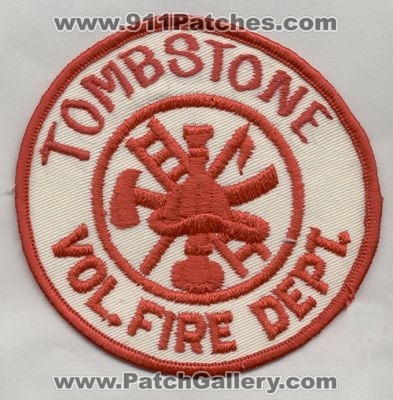 Tombstone Volunteer Fire Department (Arizona)
Thanks to firevette for this scan.
Keywords: vol. dept.