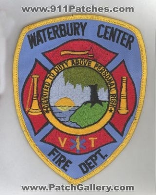 Waterbury Center Fire Department (Vermont)
Thanks to firevette for this scan.
Keywords: dept