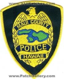 Maui County Police (Hawaii)
Thanks to kagi1 for this scan.
