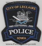 Leclaire Police (Iowa)
Thanks to tcpdsgt for this scan.
Keywords: city of