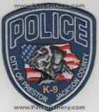 Preston Police K-9 (Iowa)
Thanks to tcpdsgt for this scan.
Keywords: k9 city of jackson county