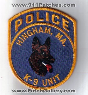 Hingham Police K-9 Unit (Massachusetts)
Thanks to Cgatto01 for this scan.
Keywords: k9 ma.
