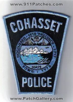 Cohasset Police (Massachusetts)
Thanks to Cgatto01 for this scan.
Keywords: town of
