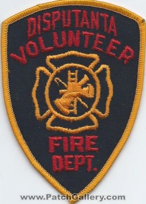 Disputanta Volunteer Fire Department (Virginia)
Thanks to Walts Patches for this scan.
Keywords: dept.