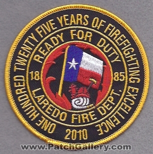 Laredo Fire Department 125 Years 2010 (Texas)
Thanks to lmorales for this scan.
Keywords: dept. one hundred twenty five of firefighting excellence