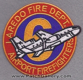 Laredo Fire Department Airport FireFighters (Texas)
Thanks to lmorales for this scan.
Keywords: 6 dept. arff aircraft rescue firefighting cfr crash