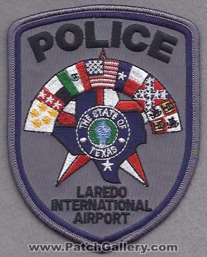 Laredo International Airport Police Department (Texas)
Thanks to lmorales for this scan.
Keywords: dept.