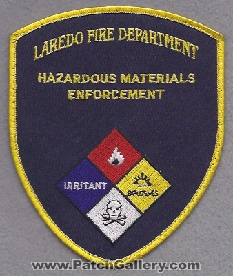 Laredo Fire Department Hazardous Materials Enforcement (Texas)
Thanks to lmorales for this scan.
Keywords: dept. haz-mat hazmat irritant explosives