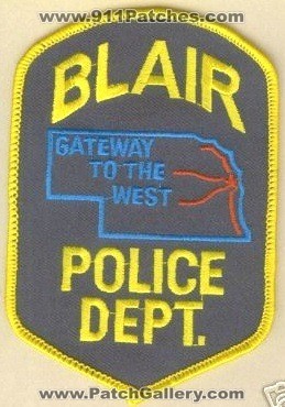 Blair Police Department (Nebraska)
Thanks to mhunt8385 for this scan.
Keywords: dept.