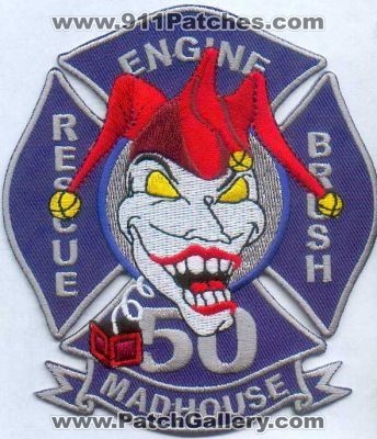 Jacksonville Fire Station 50 (Florida)
Thanks to Stijn.Annaert for this scan.
Keywords: engine rescue brush madhouse department dept.