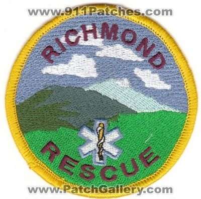 Richmond Rescue (Vermont)
Thanks to rbrown962 for this scan.
