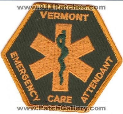 Vermont State Emergency Care Attendant (Vermont)
Thanks to rbrown962 for this scan.
Keywords: ems