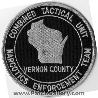 Vernon County Combined Tactical Unit Narcotics Enforcement Team (Wisconsin)
Thanks to vonhaden for this scan.
Keywords: sheriff's sheriffs police department dept.