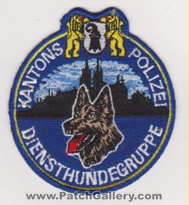 Canton Police Service Dog Group (Switzerland)
Thanks to yuriilev for this scan.
Keywords: swiss k9 k-9 kantons polizei diensthundegruppe