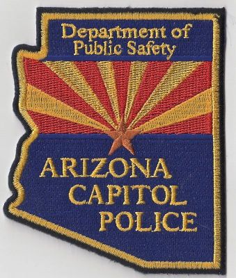 Arizona Department of Public Safety Capitol Police (Arizona)
Thanks to dowelljr1167 for this scan.
Keywords: dept. dps