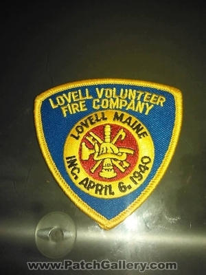 LOVELL FIRE DEPARTMENT 
Thanks to Ronnie5411
