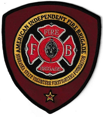 American Independence Fire Brigade Nebraska State Volunteer Firefighters Foundation Patch (Nebraska)
Thanks to Ronnie5411 for this scan.
Keywords: fb
