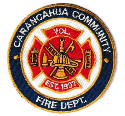 Carancahua Community Fire Department Patch (Texas)
Thanks to Ronnie5411 for this scan.
