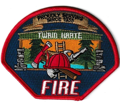 Twain Heart Fire Department Patch (California)
Thanks to Ronnie5411 for this scan.
Keywords: dept.