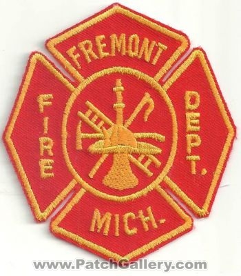 Fremont Fire Department Patch (Michigan)
Thanks to Ronnie5411 for this scan.
Keywords: dept.