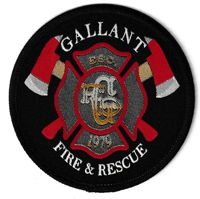 Gallant Fire Rescue Department Patch (Alabama)
Thanks to Ronnie5411 for this scan.
Keywords: & and dept. 1979
