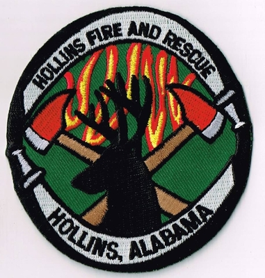 Hollins Fire and Rescue Department Patch (Alabama)
Thanks to Ronnie5411 for this scan.
Keywords: dept.