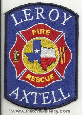 Leroy Axtell Fire Rescue Department (Texas)
Thanks to Ronnie5411 for this scan.
Keywords: dept.