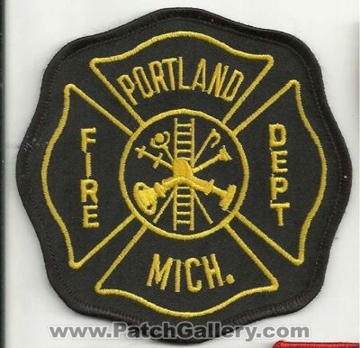 Portland Fire Department Patch (Michigan)
Thanks to Ronnie5411 for this scan.
Keywords: dept. mich.